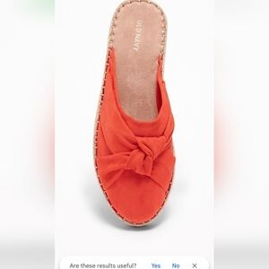 Old Navy Orange Slip-On Sandals